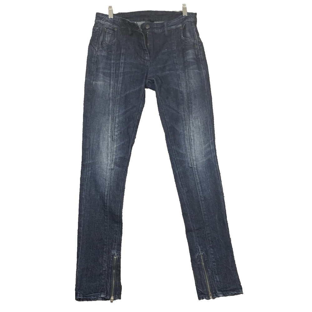 Edun Jeans Zipper Ankle Women's Dark Wash Sz. 27W